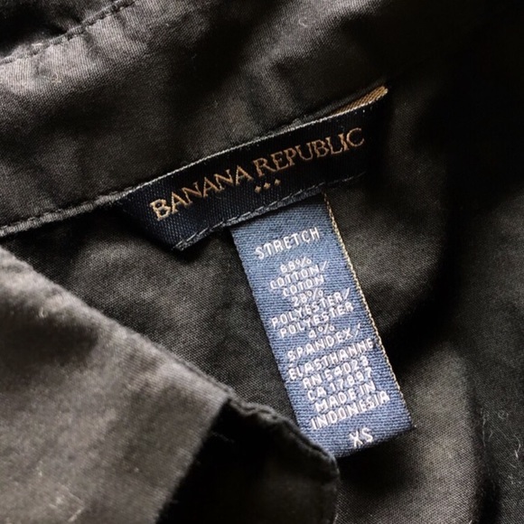 Basics - black stretch buttonup - Picture 5 of 5